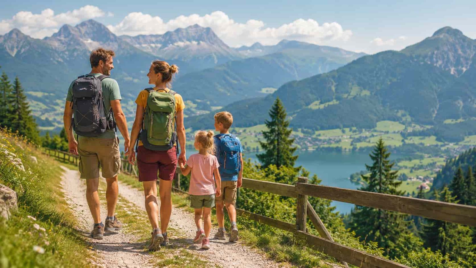 Familie verbringt Ferien in Regensburg mit Kindern in Bayern