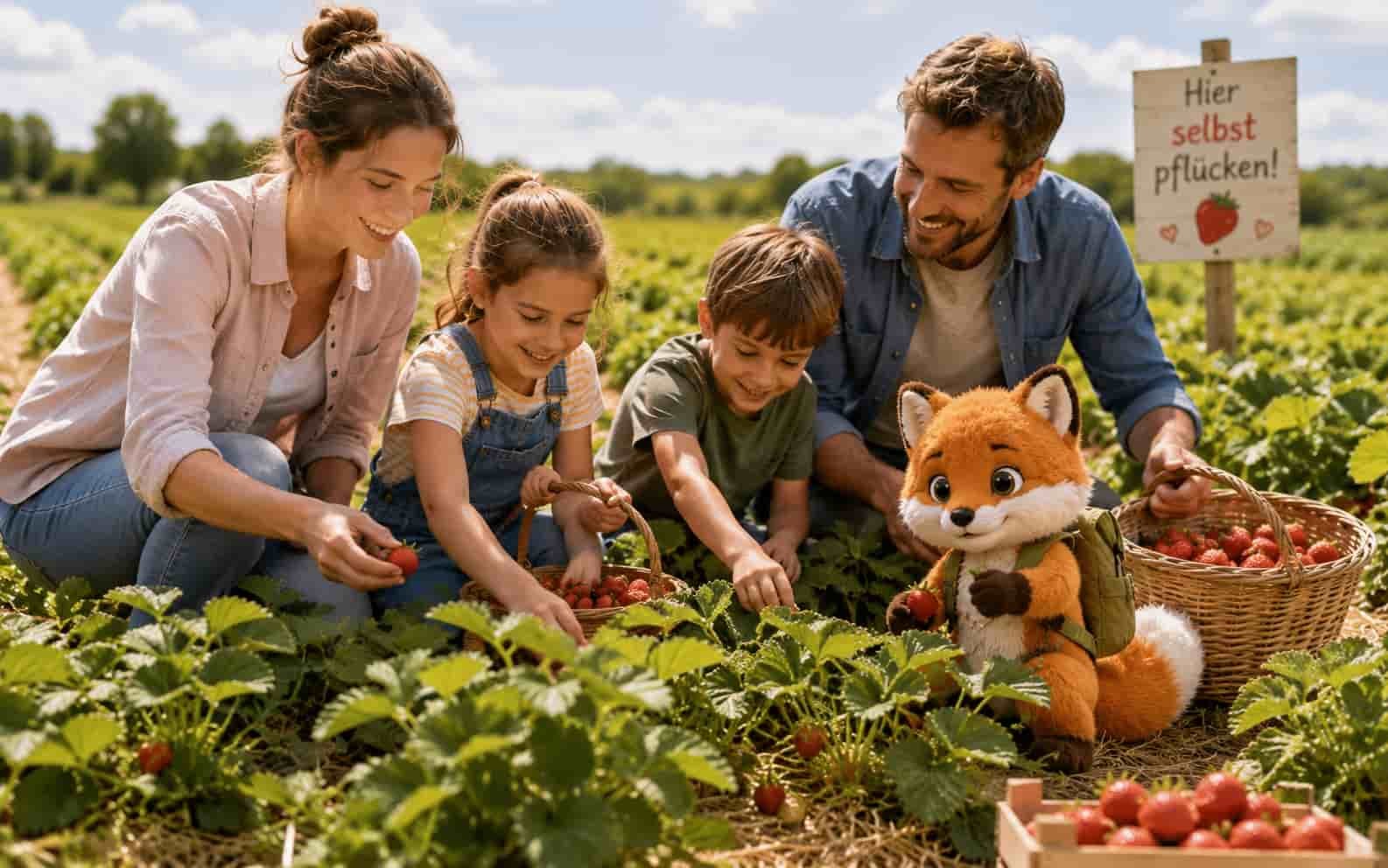 Familie mit Ferifuchs an einem Badetag als Ersatzbild für das Nettebad Osnabrück
