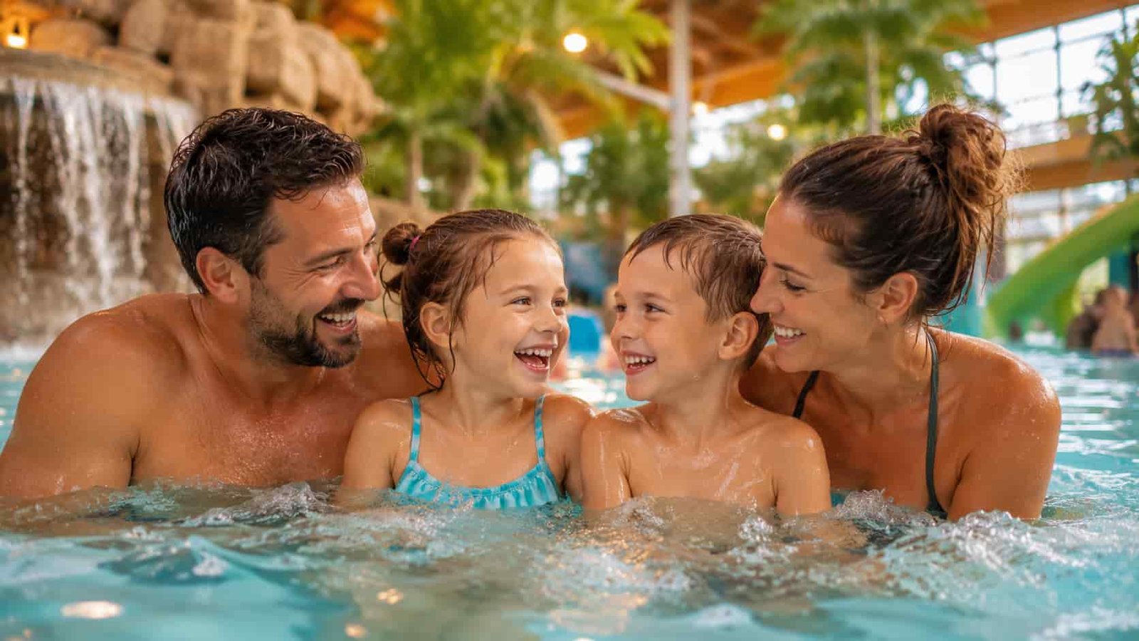 Familie in einem hellen Erlebnisbad als Ersatzbild für Maximare Hamm
